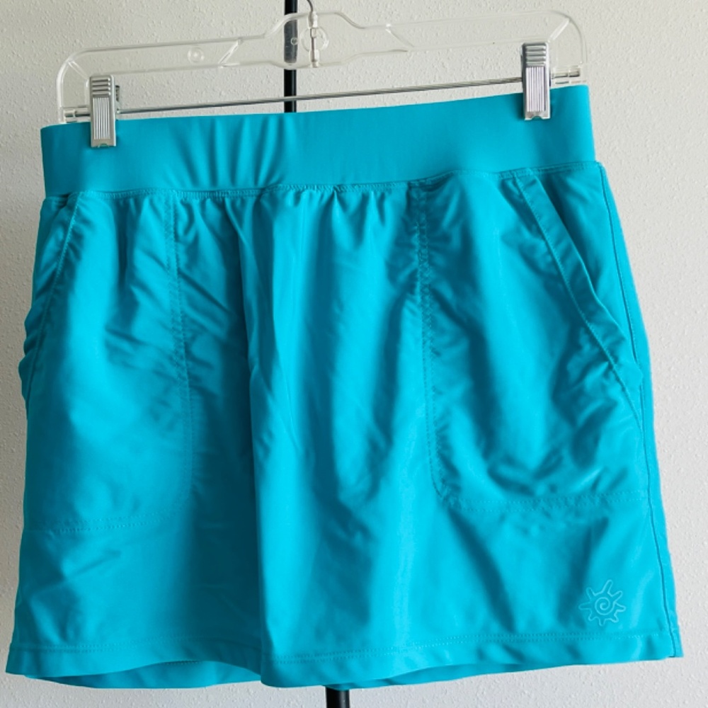 UV Skinz Aqua Swim Swimsuit Bottoms Skort Women's Medium Pockets Shorts